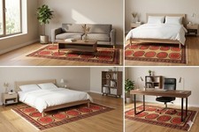 Rugeast Belutsch Teppich 187x102 cm Handmade Wool Rug Wohnzimmer Bedroom