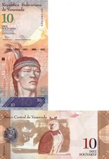 Venezuela 10 bolívares 2014 P-90e UNC