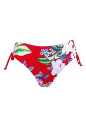 Pour Moi Women's Miami Brights Adjustable Side Tie Bikini Bottom Red UK 16 XL
