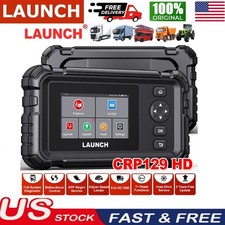 2026 LAUNCH CRP129 HD Elite Heavy Duty Truck Scanner OBD2 Car Diagnostic Tool 