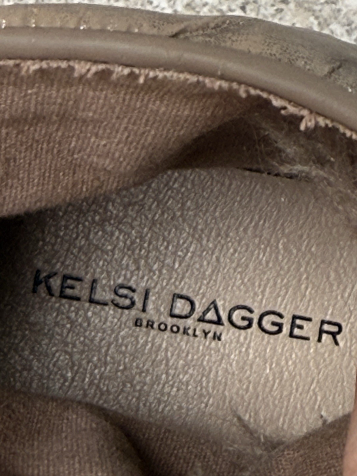 Kelsi Dagger Brooklyn Sz 7 Faux Fur Lug Sole Boots In Champagne Sold Out Online image 4