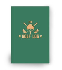 Golf Log Pocket Notebook - Progress Tracker, 50 Detailed Rounds Pocket, Green