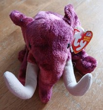 VINTAGE Ty Beanie Baby - COLOSSO the Mammoth  NEW MWMTs Stuffed Animal Toy RARE 
