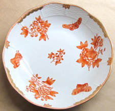 HEREND PORCELLANA VICTORIA FORTUNA RUGGINE 82/VBOH 10" CIOTOLA DA PORTATA BASSA (11020)