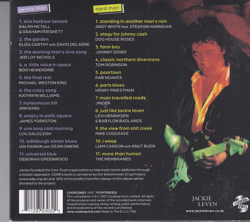 V.A. - The Wanderer - A Tribute To Jackie Leven - Cooking Vinyl 2 CDs 2021 digi - Bild 2 von 2