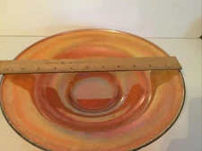 Vintage Antique Dugan Marigold Carnival Glass Elegant 11” Serving Platter / Bowl