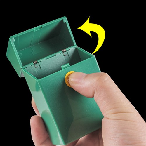 For 50 Cigarettes Flip Open Cigarette Storage Case Holder Tobacco-Box - Picture 4 of 16