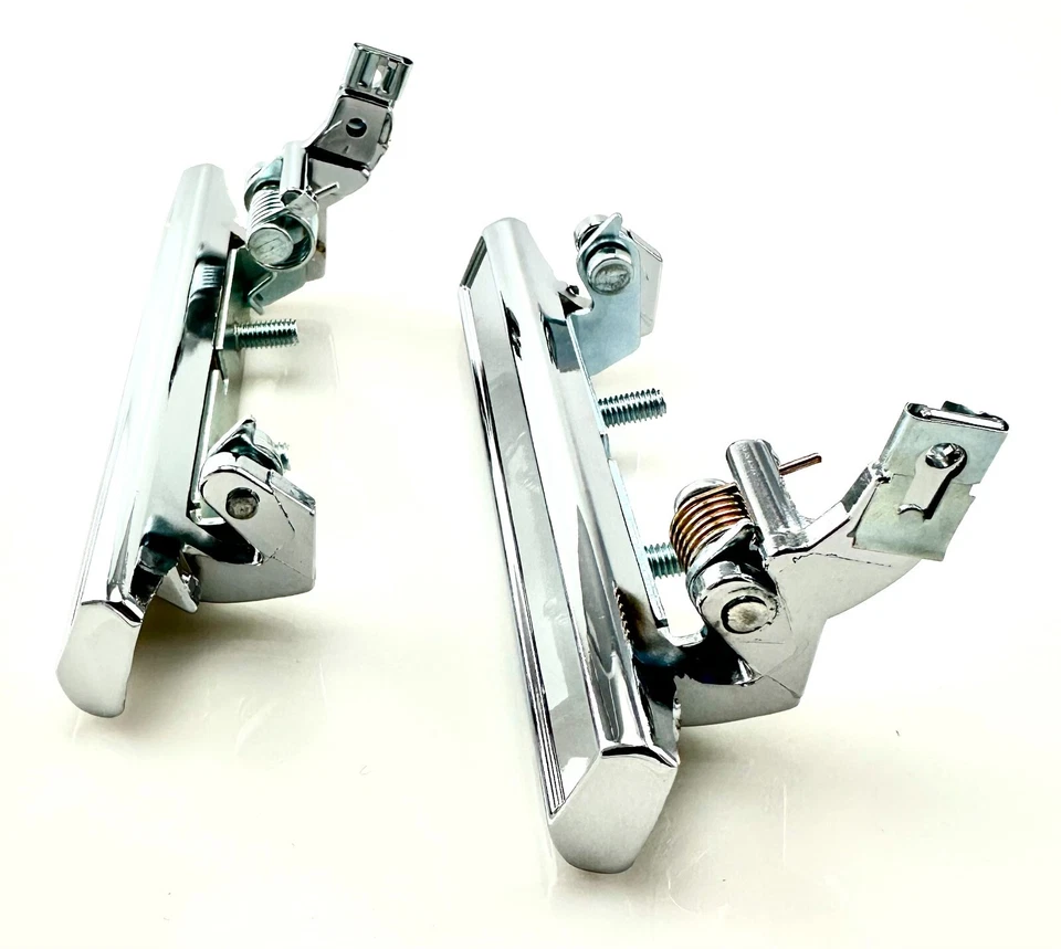 NUEVO Juego de manijas de puerta exterior izquierda y derecha LH RH CROMADAS para 75-81 CAMARO FIREBIRD Foto 4 de 4