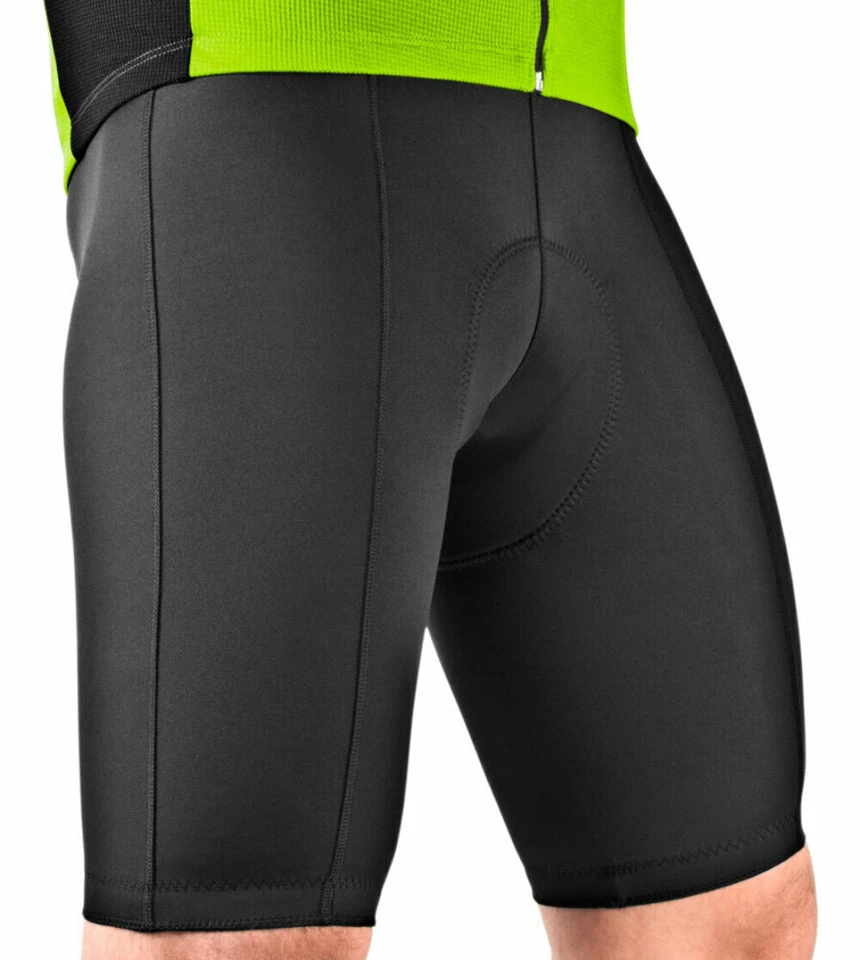 Men's Century Cycling Short | Black Long Distance Shorts | Made in the USA - Image 4 of 4