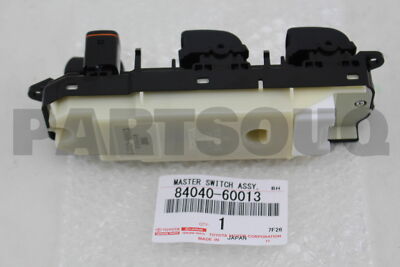 8404060013 Genuine Toyota MASTER SWITCH ASSY, POWER WINDOW