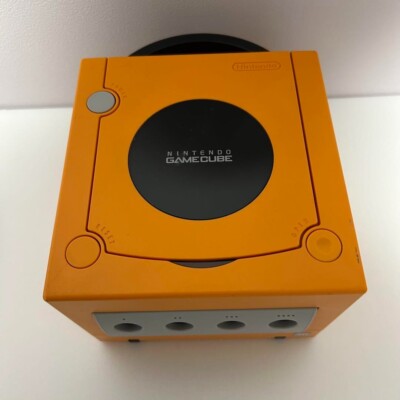 Nintendo GameCube DOL-001 Orange Game Console Tested working w