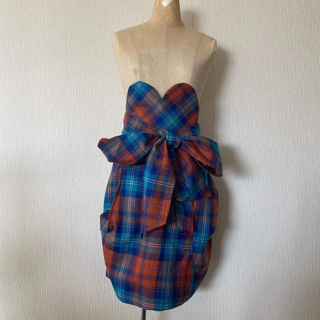 ヴィヴィアン❷ Vivienne Westwood Cummerbelt Skirt Heart Corset Size M Multicolor