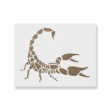 Scorpion Stencil - Durable & Reusable Mylar Stencils
