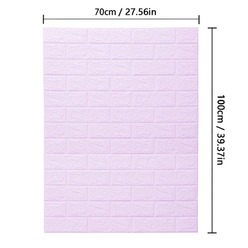 70Cm*10M 3D Brick Pattern Wall Sticker Self-Adhesive Panel Waterproof - Picture 43 of 55
