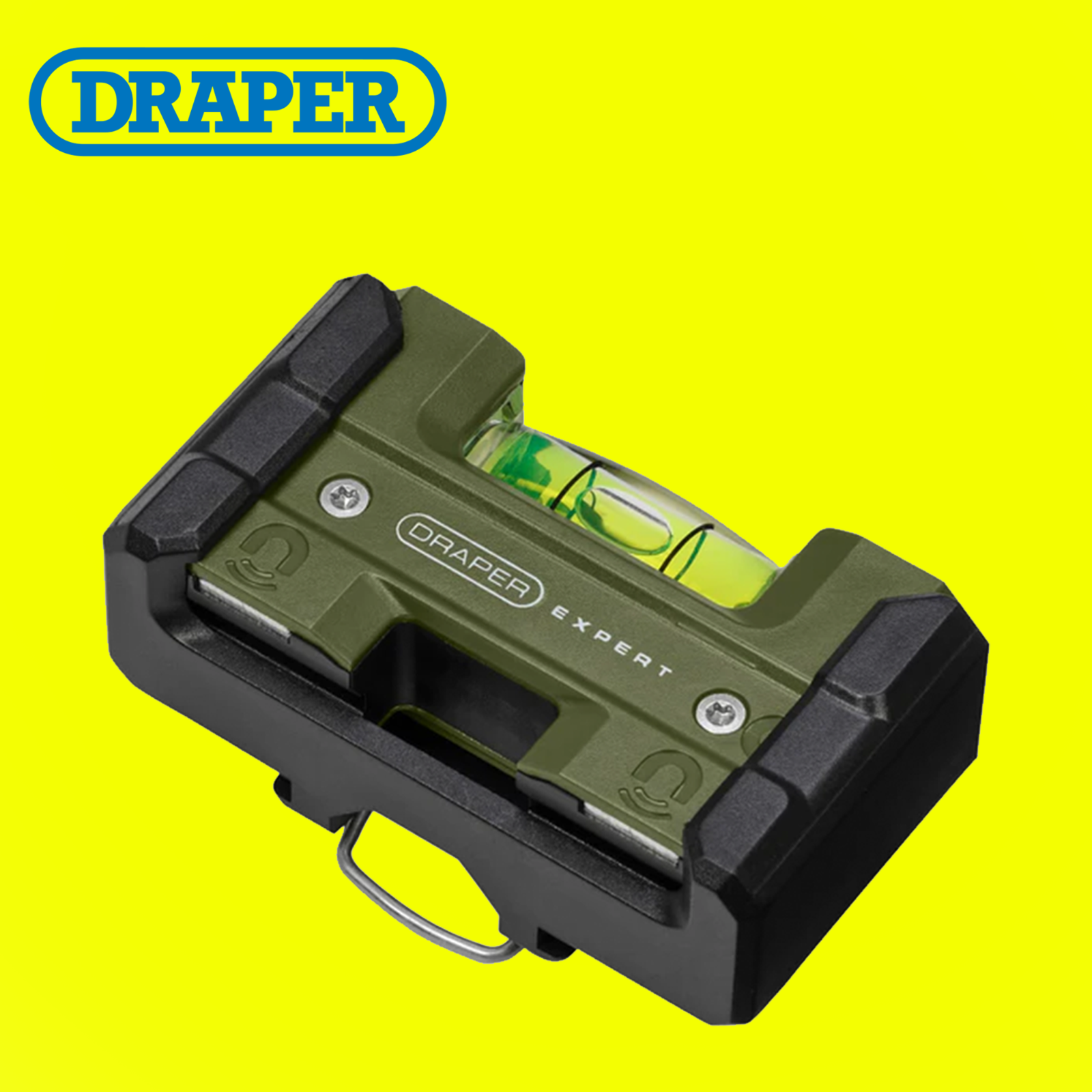 Draper Expert Pocket Size Magnetic Spirit Level 78mm With A Belt Clip 29096 - Image 2
