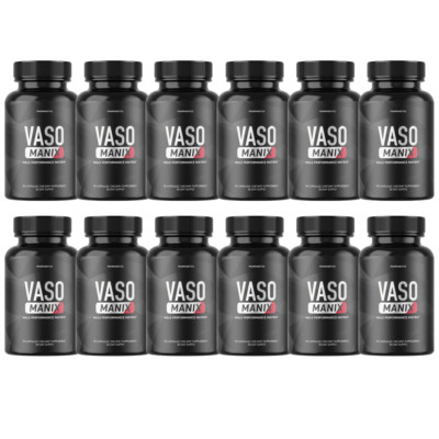Vaso Manix - Support Energy Vitality and Overall Wellness - 12 Bottles