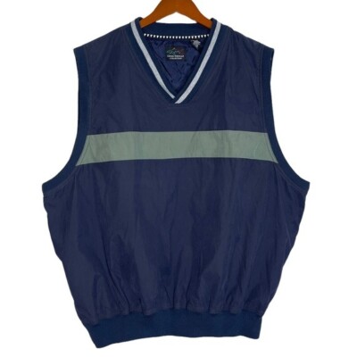 Greg Norman Golf Vests Greg Norman Men's Shark Embroidered V-Neck