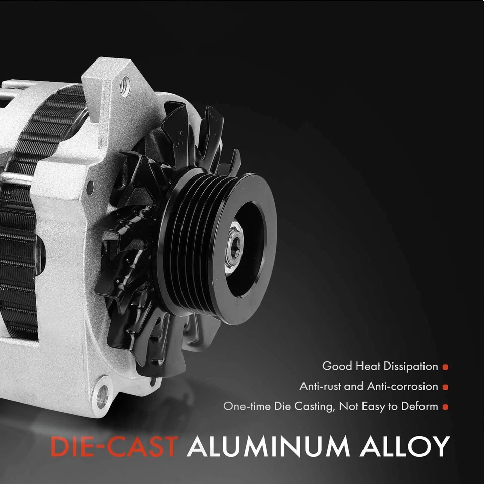 Alternator for Chevrolet Tahoe GMC C1500 Suburban Yukon 105 Amp/12 V CW 6-Groove - Image 4 of 4