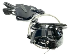 SRAM X9 Type 2 Rear Derailleur 10 Speed Short Cage With Sram X9 10 Speed Shifter