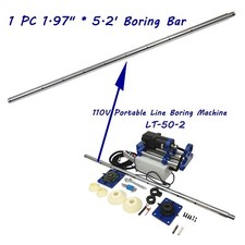 1 PC 1.97" * 5.2' Boring Bar for LT-50 Line Boring Machine Hole Drilling Machine