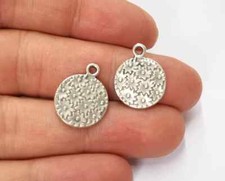 4 Pcs Flower Sunflower Charms Antique Silver Plated jewelry Accessories