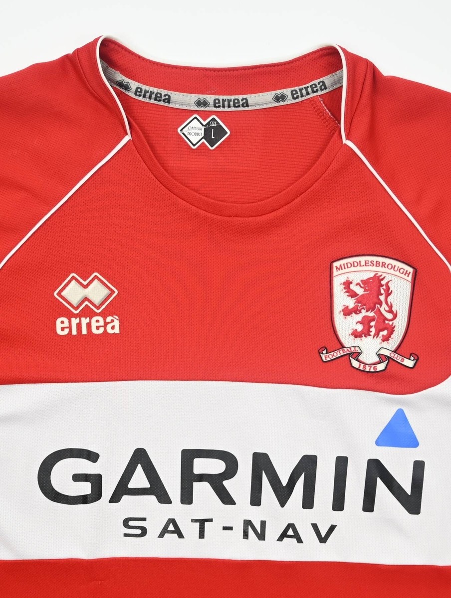 Maillot Domicile Middlesbrough 2008-2009 - Errea Taille L Homme, Occasion Bon état
