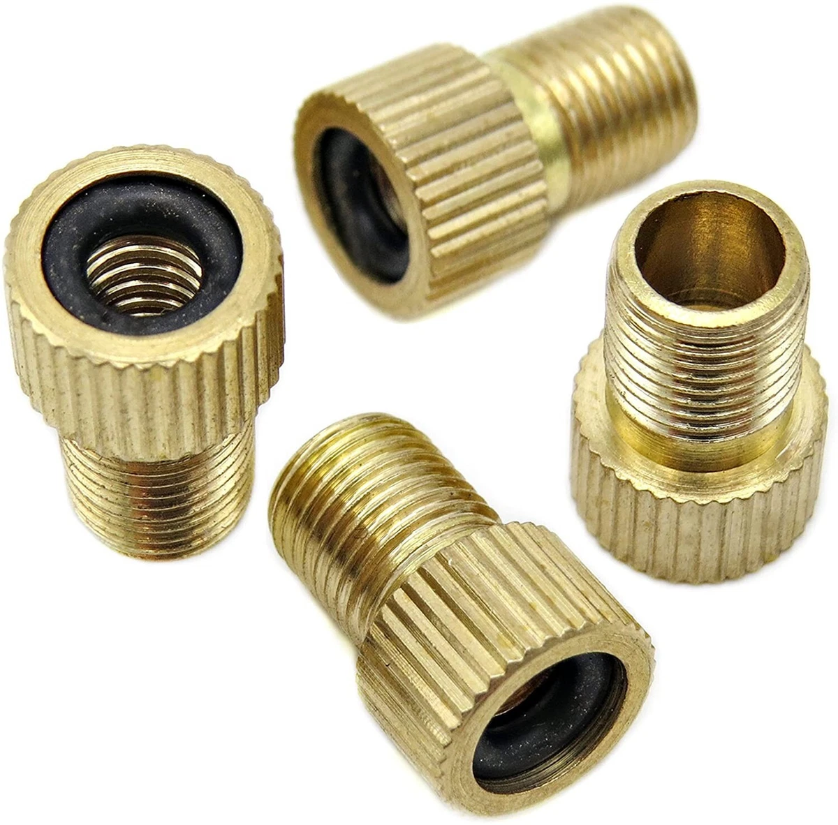 Válvula Adaptadora De Doble Cabeza Para Bomba De Bicicleta | 2 Unidades | Compatible Con Válvula Presta