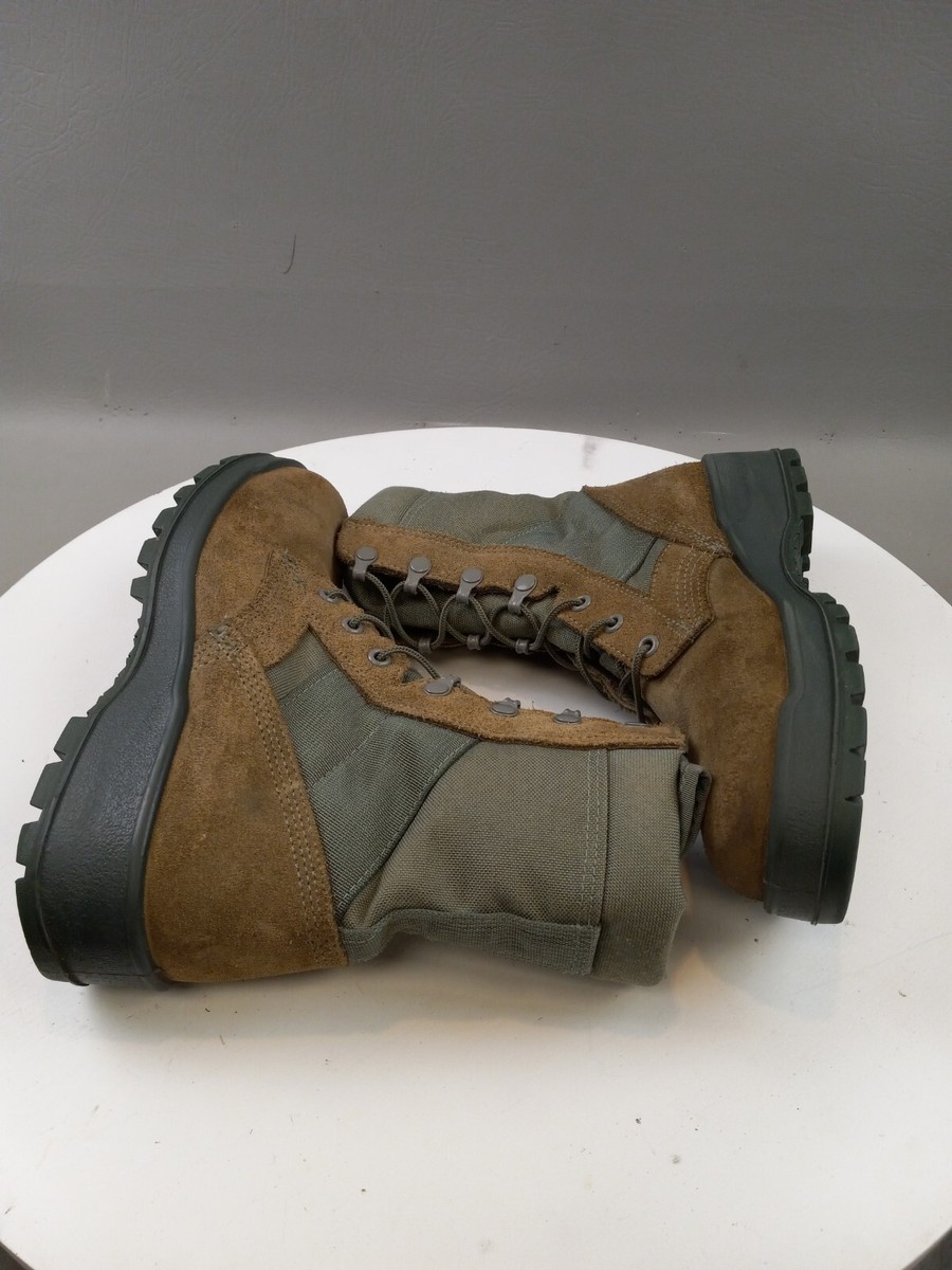 UFCW Mondo PT‎ 8430 Men\'s Military Boot Green Leather 6 Hot Weather Steel Toe UFCW Mondo PT Military Boots Green 6R 8430 Steel Toe Vibram  main image 2