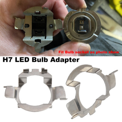 2x H7 LED Scheinwerfer Birne Adapter Halter Für Vauxhall Für Opel Insignia Astra