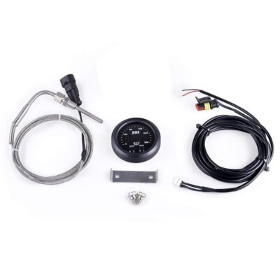 52mm Digital Exhaust Gas Temperature DC 12V-24V Egt Ultra-Thin Meter w/ Sensor