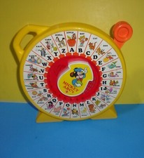 1989 Vintage Disney Mattel See N Say Mickeys ABC'S Alphabet