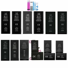 Replacement Internal Battery For iPhone 7 8 11 12 13 14 XR Plus Adhesive + Tool