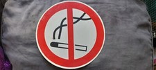Vintage Metal Attention Plaque-Safety Soviet Industry Sign, USSR Era Period(10) 
