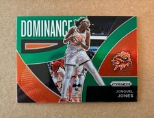 2022 Panini Prizm WNBA Green Dominance #6 Jonquel Jones Basketball Card