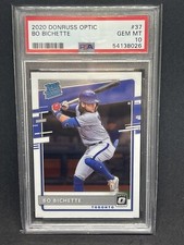 2020 PANINI DONRUSS OPTIC BO BICHETTE #37 ROOKIE PSA 10 GEM MINT BLUE JAYS RC