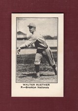 WALTER DUTCH RUETHER, Dodgers ~ 1922 American Caramel E121 REPRINT | 1972 TCMA A