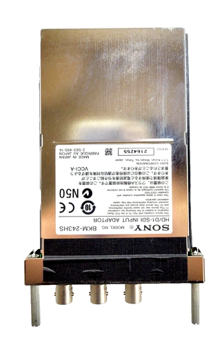 Adaptateur D'entrée Sony BKM-500 Pour Moniteur Professionnel