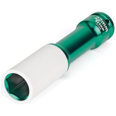 Titan 21122 1/2  Impact Drive x 22mm Non-Maring Extra-Long Lug Nut Socket