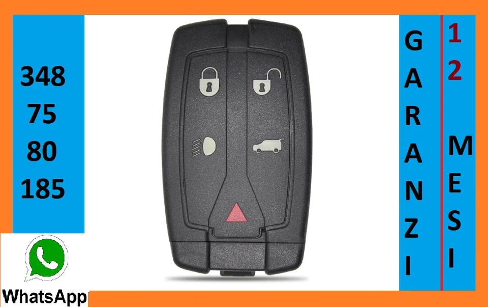 CHIAVE TELECOMANDO LAND ROVER FREELANDER 2 433 mhz
