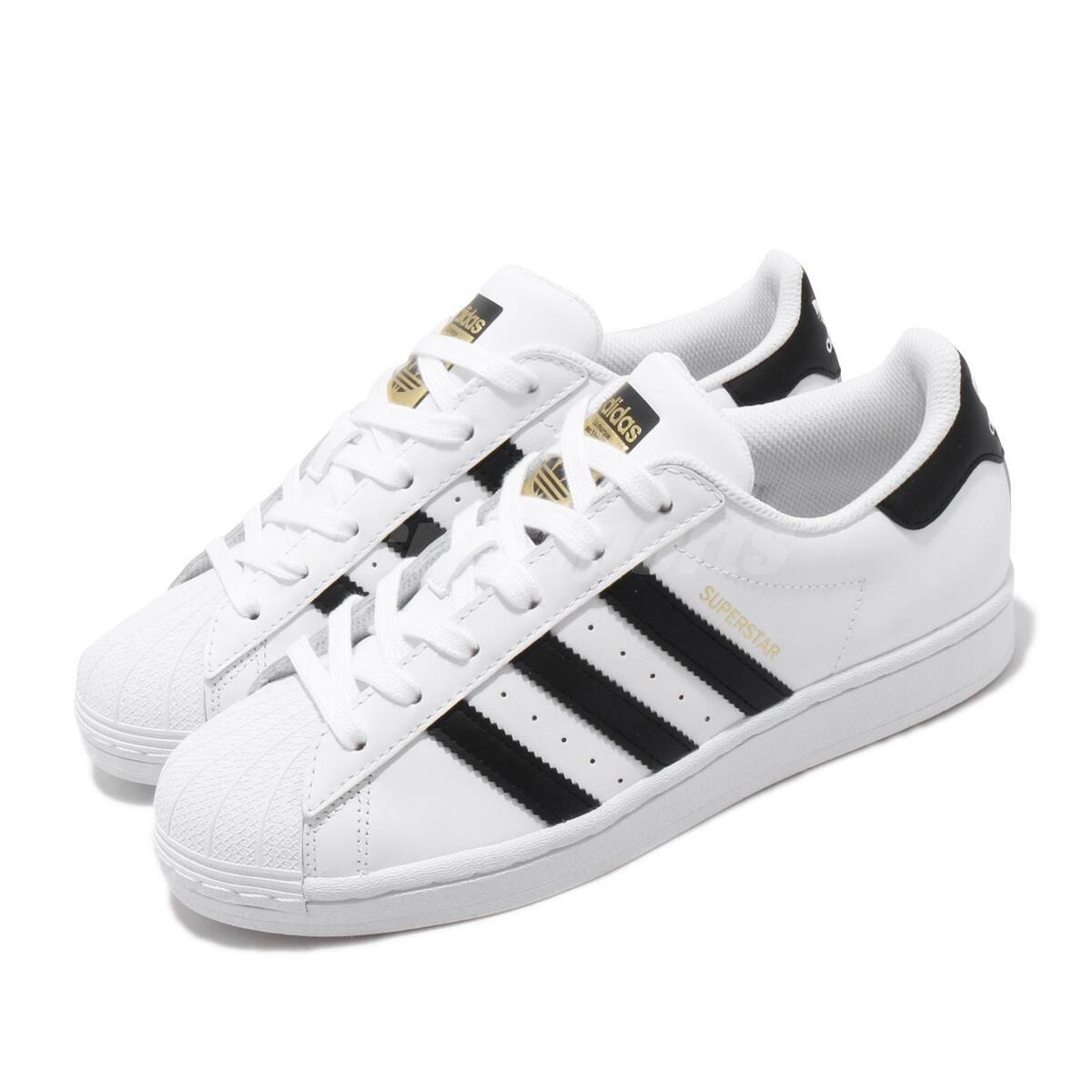 adidas Originals Superstar Black White Gold Men Women Unisex Classic Shoe  EG4959