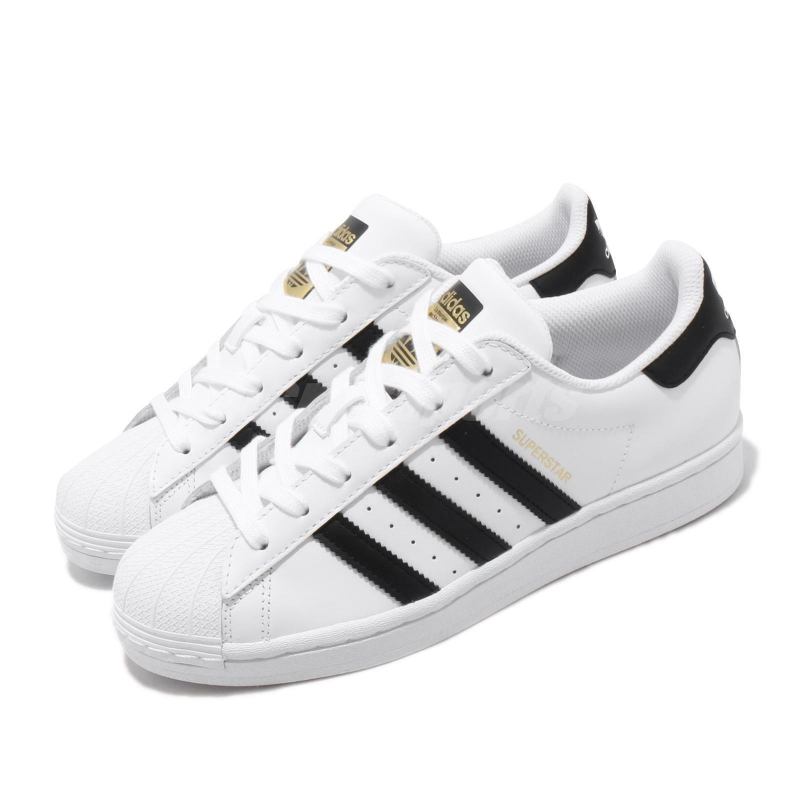 adidas Originals Superstar White Black Gold Men Women Unisex Classic Shoe  EG4958