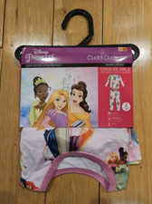 NWT Cuddl Duds Disney Princess Warm Base Layers 2-Piece Set 2T/3T Girls Spandex