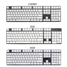 108Keys PBT Keycap OEM XDA Profile Not Engraving Key Cover for Cherry MX Switch