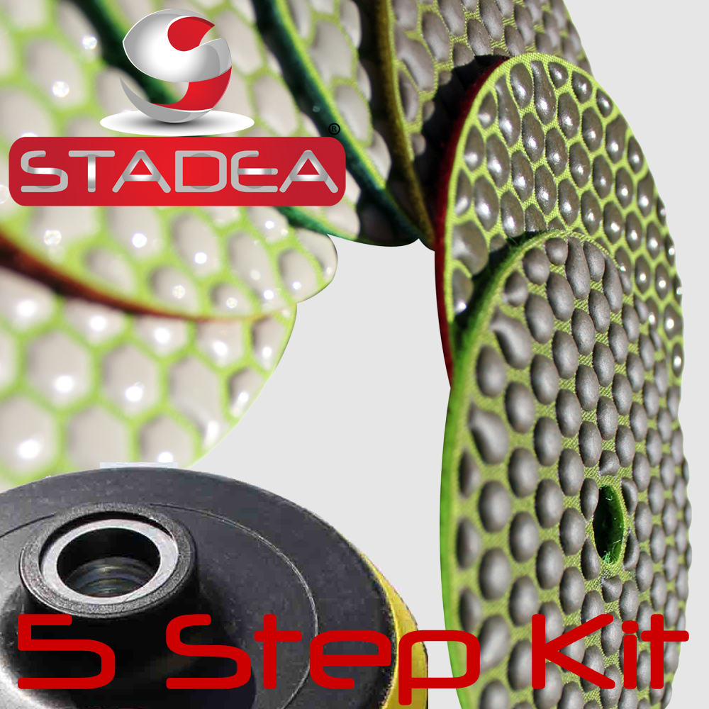 STADEA 4" Diamond Dry Concrete Stone Marble Granite Polishin