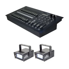 Chauvet DJ STAGE DESIGNER 50 48 Ch. DMX-512 Dimmer Controller 2 Strobe Lights