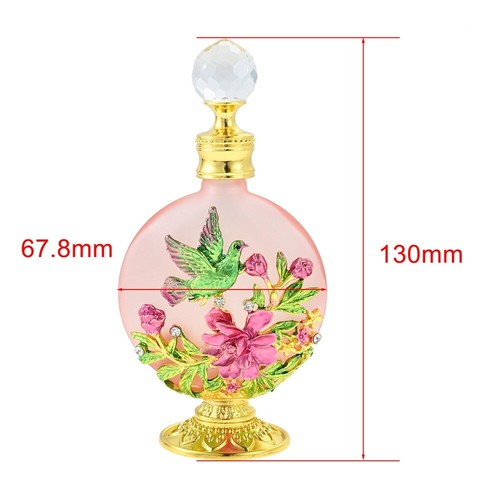 30ml Bird Flower Perfume Bottle Empty Refillable Travel Essential Oil Container - Picture 13 of 13