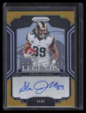 2024 Panini Prizm Franchise Legends Signatures Gold 18 Steven Jackson Auto 3/10