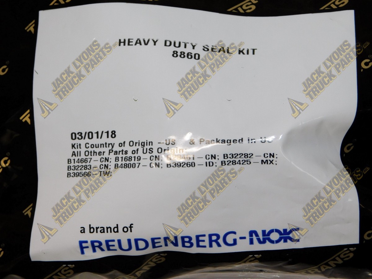 TransTech 8860 Sheppard M80 Slave Gear Seal Kit - OEM Number