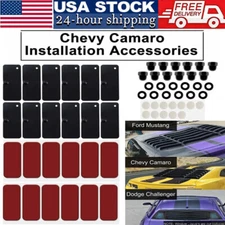 Rear Window Louvers Hardware Kits for Ford Mustang Dodge Challenger Camaro 12pcs