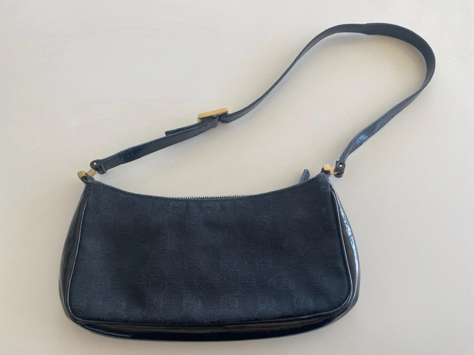 Mini Borsa Gucci Vintage Tela e Brevetto